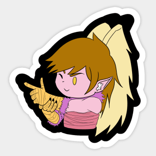 Pew pew Sticker